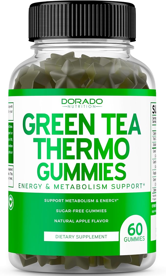 Green Tea Fat Burner Weight Loss (60 Gummies) Appetite Suppressant Weight Loss Supplement for Men & Women and Glucosamine Chondroitin Joint Supplement (60 Count) Joint Supplements for Adults