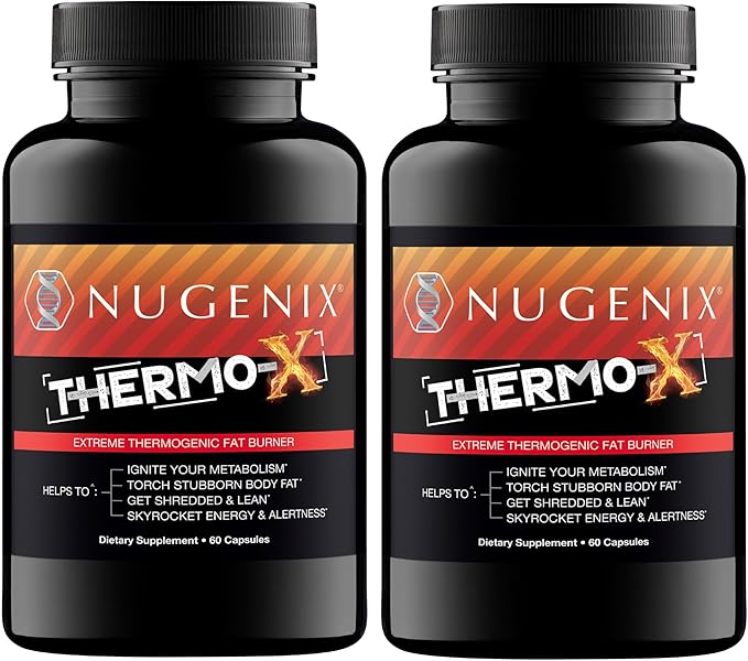 Nugenix Thermo-X: Thermogenic Fat Burner Supplement for Men, Extreme Metabolic Accelerator, 120 Count