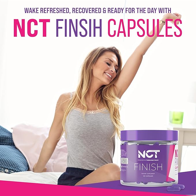 NCT Finish Capsules - 60 Count Recovery Supplement - Joint Support and Comfort - Sleep Support