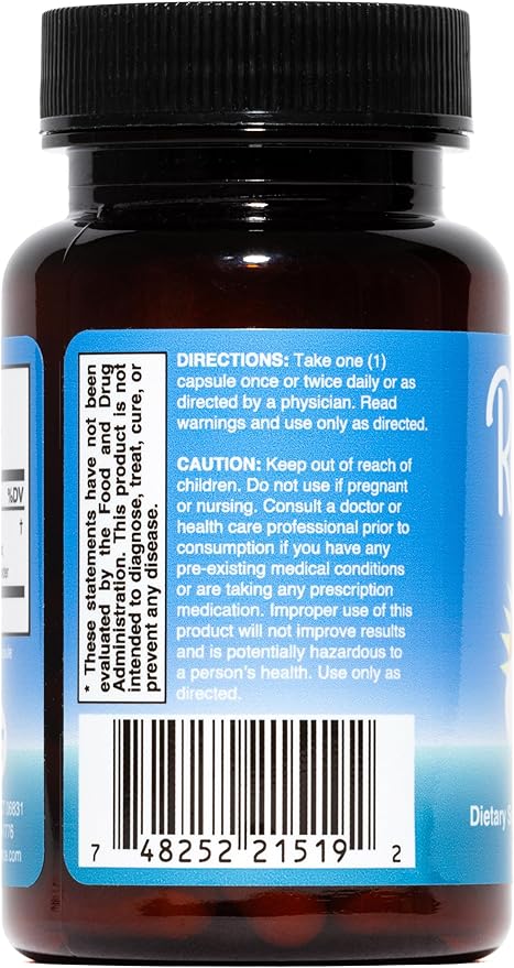 Natural Stress Relief Supplement - Non-GMO, Vegan, Gluten-Free