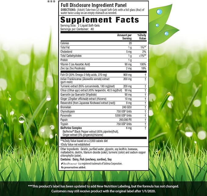Irwin Naturals Inflamma-Less, Promotes Comfort, Mobility & Flexibility, 80 Liquid Softgels