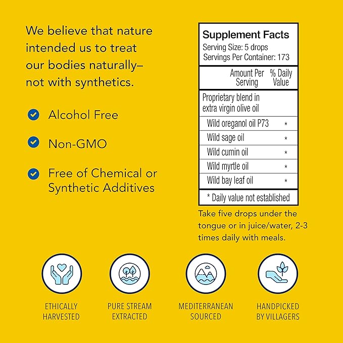 NORTH AMERICAN HERB & SPICE Fung-E-Clenz - 1 fl. oz. - Immune Support, Healthy Hair, Skin & Nails - Contains Oregano, Food & Spice Oils - Non-GMO, Vegan - 173 Total Servings