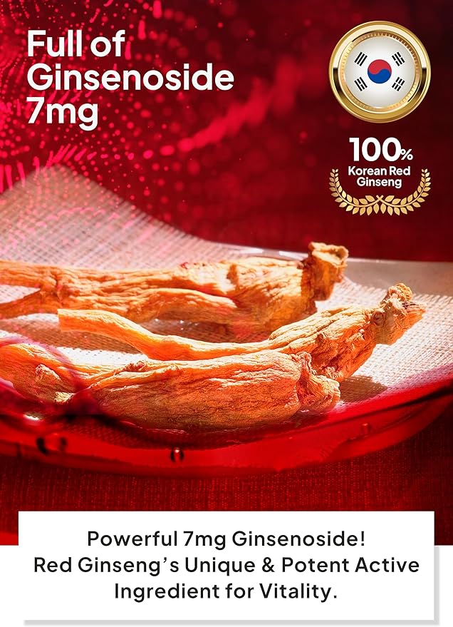 Korean Food Sanglimwon Red Ginseng Gold Stick, 7mg Ginsenosides, 30 Sticks, Korean Panax Ginseng Extract for Vitality and Wellness, 상림원 홍삼, Total 300ml (10.14 fl oz)