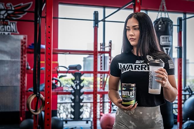 Nutrex Outlift Burn Pre-Workout Supplement for Energy, Focus & Endurance | Metabolyte, L-Citrulline, Beta-Alanine & Caffeine | Thermogenic Formula for Performance (22 Servings, Florida Crush)