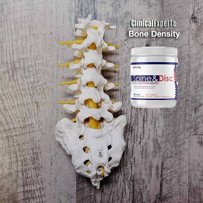 Navan Spine and Disc Osteo Bone Strength & Density Supplement Powder with Calcium, Phosphorus, Vitamin D, Glucosamine, Chondroitin, MSM, & Turmeric by Clinical Experts