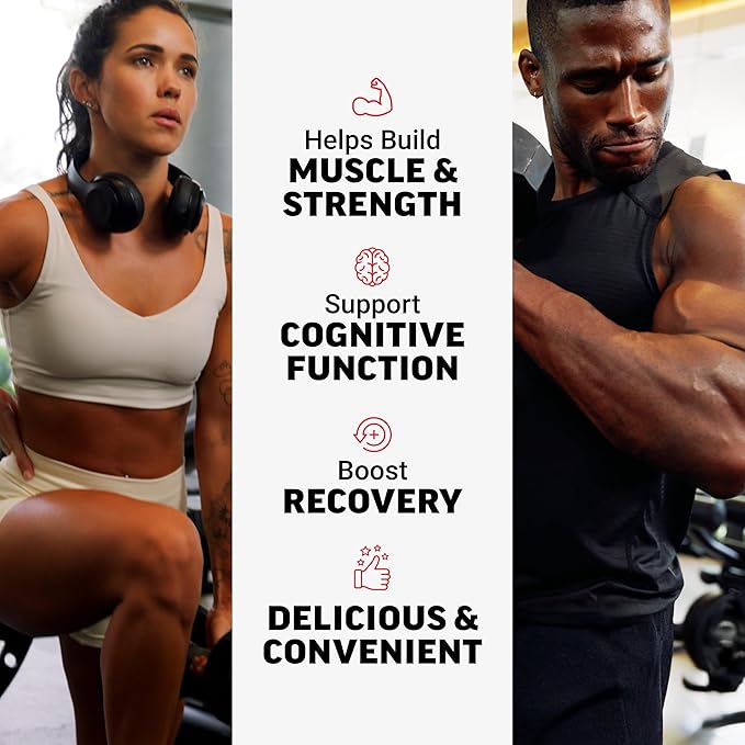 Force Factor Creatine Gummies, Creatine Monohydrate for Muscle Gain, More Strength, and Faster Recovery, Clinically Studied Creatine 5g Dose, Assorted Fruit Flavors, 30 Servings