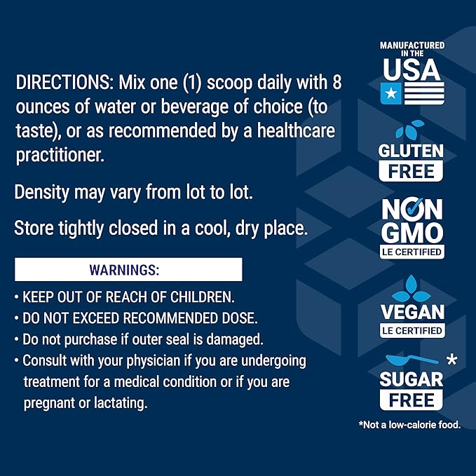 Life Extension Vegan Pro Collagen, Collagen Builder Support, Skin Health, Type I Collagen Amino acids, gotu kola, Vitamin C, Gluten-Free, Non-GMO, Vegan, 30 Servings