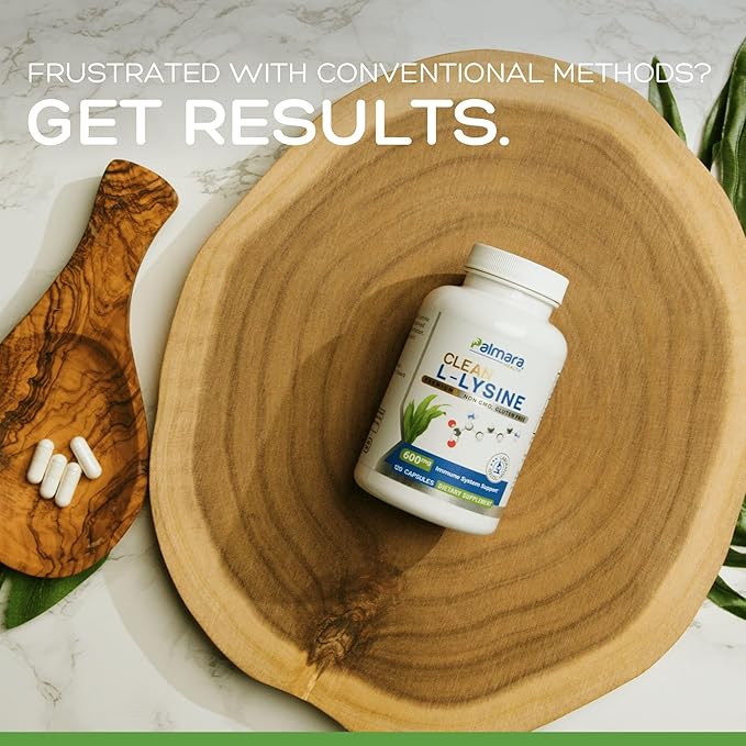Clean L-Lysine 600mg, 120 Capsules | Vegan, Non-GMO, & Gluten Free (2)