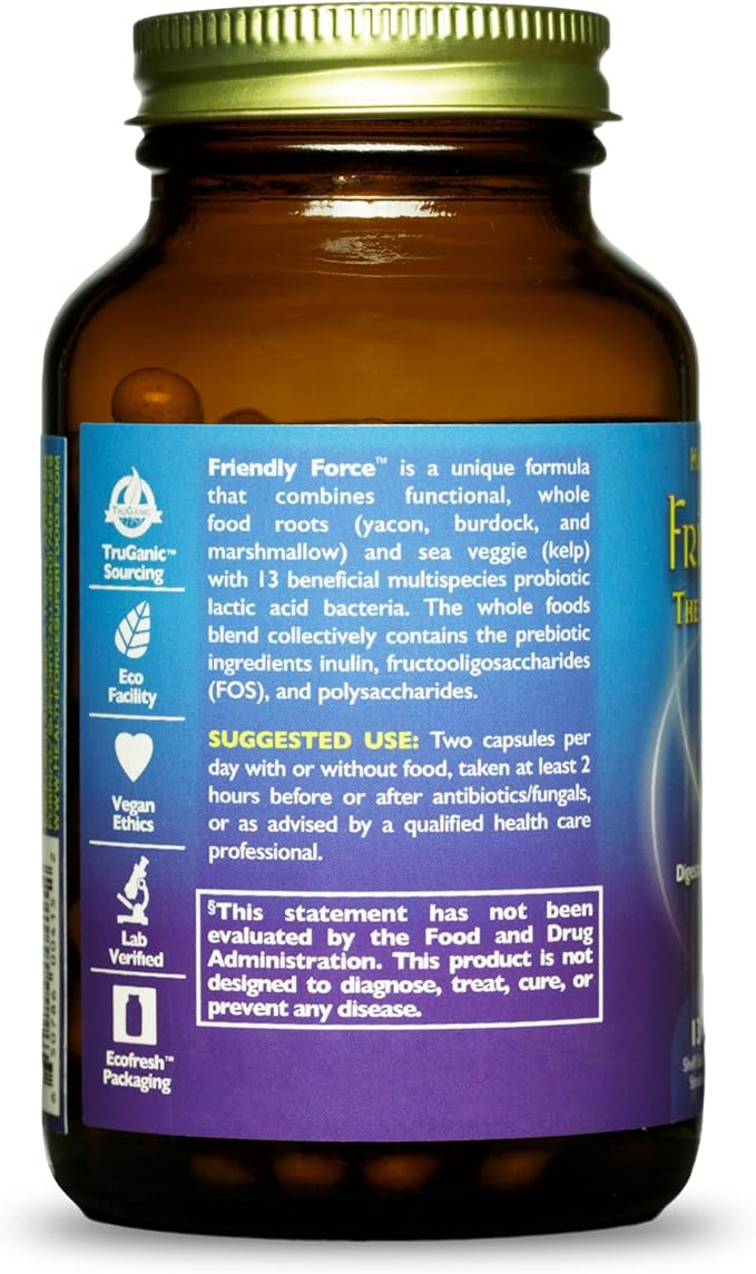 HealthForce SuperFoods Friendly Force - Capsules - 120 Vegan Capsules