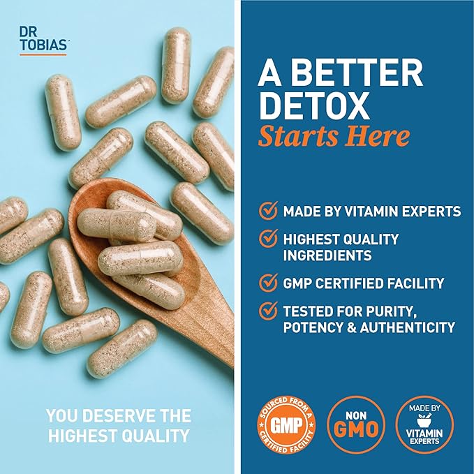 Dr. Tobias Omega 3 Fish Oil & Lung Health Supplements for Heart, Brain & Immune Support, Lung Cleanse & Detox Formula for Bronchial & Respiratory System, 60 Capsules