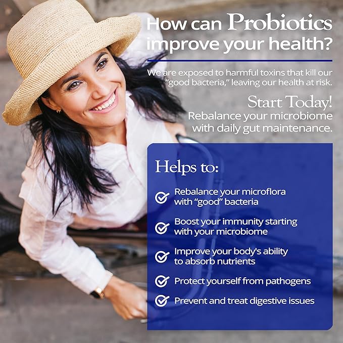 Dr. Tennant's Probiotic Formula with Prebiotics | 30 Billion CFUs | Time-Release, Acid-Resistant, Vegan Capsules | Gluten-Free, Dairy-Free, No Refrigeration Needed