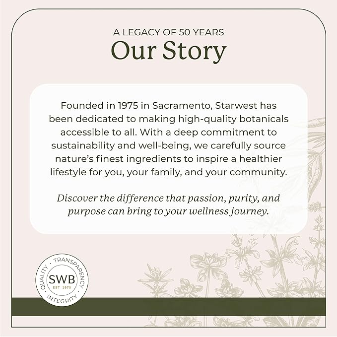 Black Cohosh Root Cut & Sifted Organic - 4 Oz,(Starwest Botanicals)