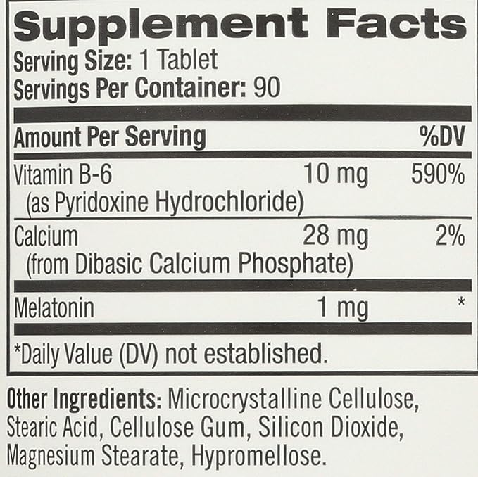 Natrol Melatonin Tablets 1mg, 90 Count