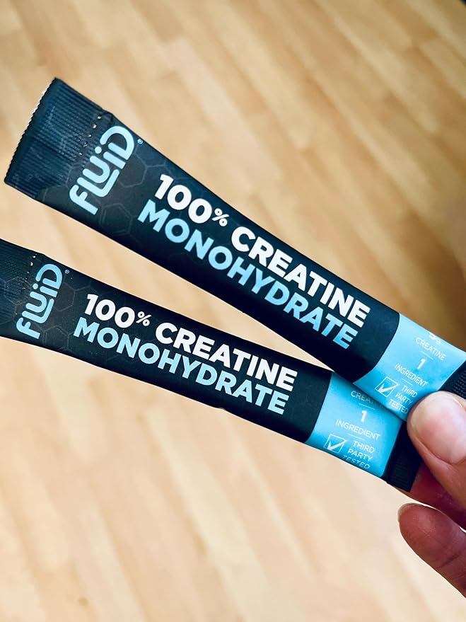 Fluid - Ultra-Fine Micronized 100% Creatine Monohydrate, Informed Sport Certified, Safe for Athletes, 5g Serving (30 Single Servings)