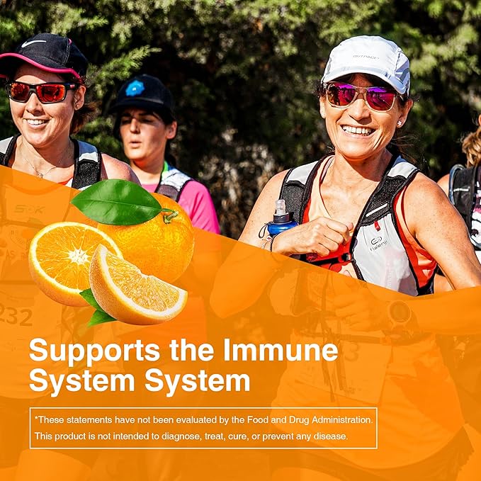 500mg Vitamin C, Immune Support, 120 Chewable Tablets, 60 Day Supply, Gluten-Free, Orange Flavor