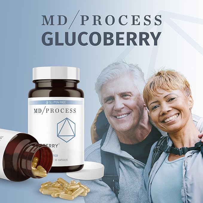 GlucoBerry Maqui Berry Extract with Chromium Picolinate for Blood Health Support - with Biotin and Gymnema Sylvestre - Doctor Formulated - 30 Capsules, 3 Pack