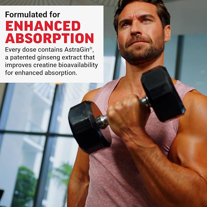 Force Factor Creatine Gummies, Creatine Monohydrate for Muscle Gain, More Strength, and Faster Recovery, Clinically Studied Creatine 5g Dose, Assorted Fruit Flavors, 30 Servings
