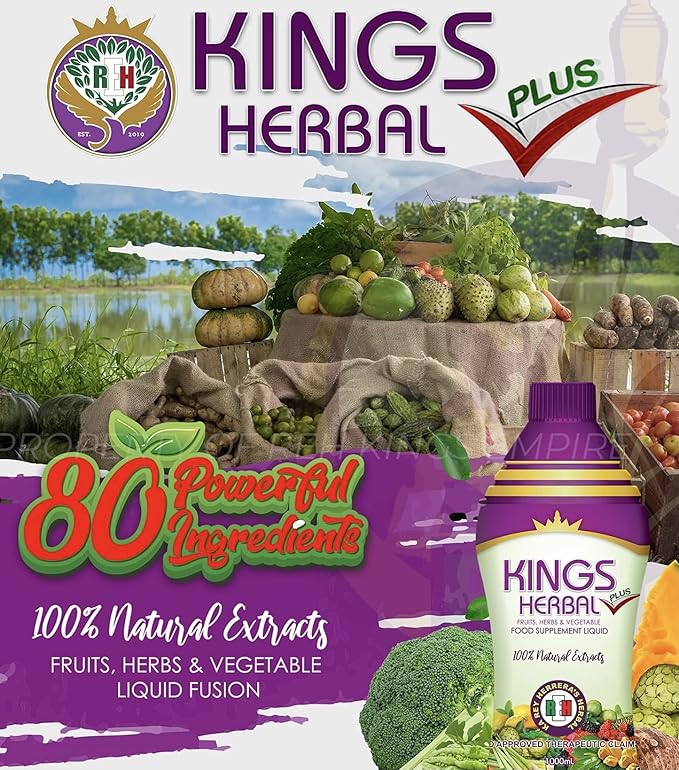 Plus Food Supplement 1000ml, Fruits, Herbs & Vegetable Fusion (2 Bottles)