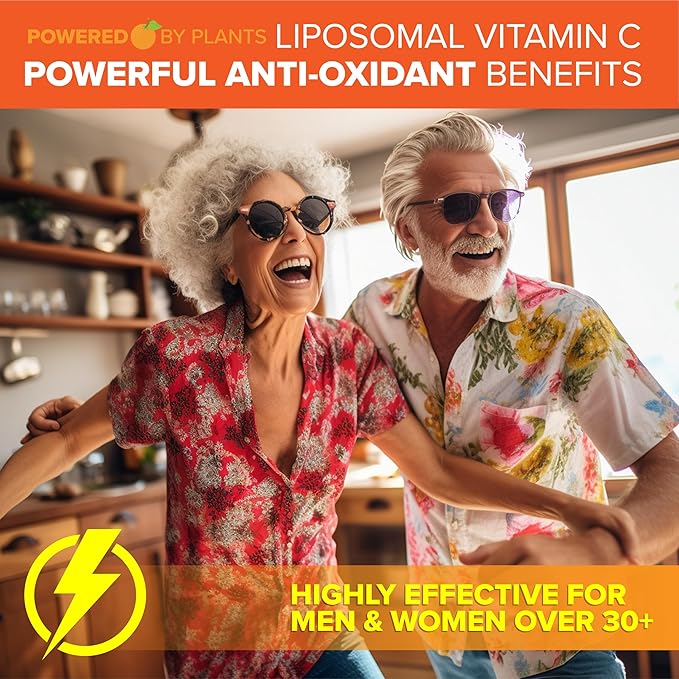 Liposomal Vitamin C Capsules 1500mg Buffered High Absorption VIT C, Immune System & Collagen Booster, 1500 mg High Dose Fat Soluble Immunity Support Ascorbic Acid Supplement (200 Capsules) Vegan