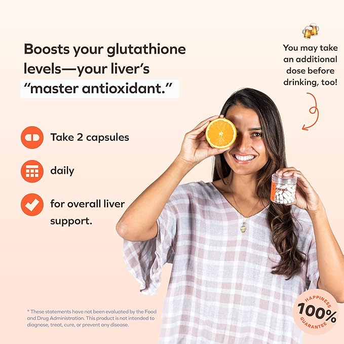 Cheers Protect | Daily Liver Supplement for Drinkers with L-Cysteine + DHM | Increase Glutathione Levels | 90 Doses | Cysteine, Dihydromyricetin, Milk Thistle, Prickly Pear, B-Vitamins, Ginger