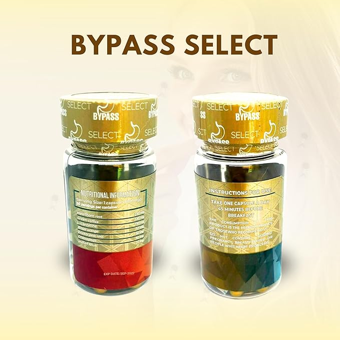 Bypass Select – Metabolism Day & Night | 2 Pack (30 Caps Each)