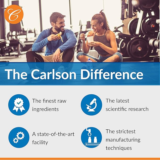 Carlson Chelated Chromium 200 mcg Superior Absorption - Healthy Metabolism Energy Production & Optimal Wellness - 300 Tablets
