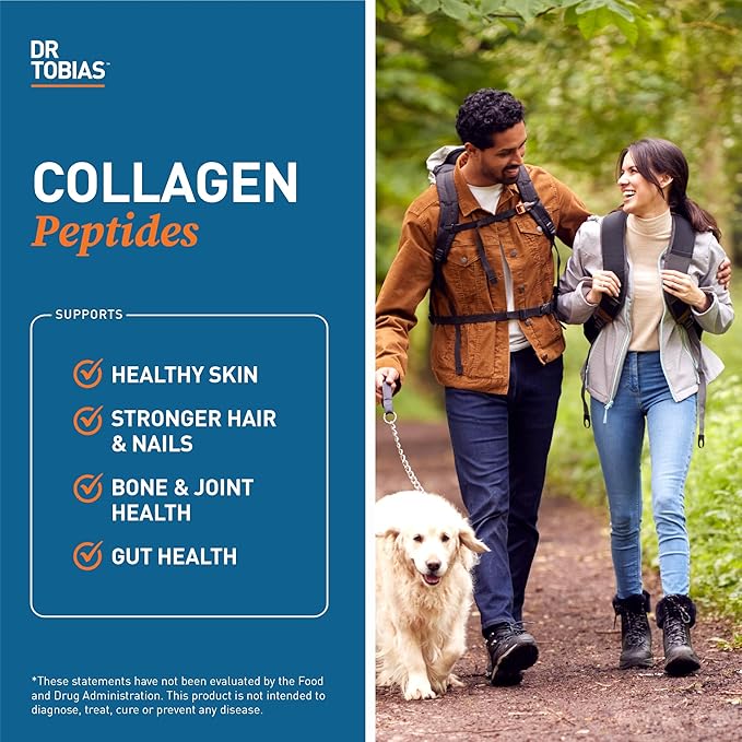 Dr. Tobias Omega 3 Fish Oil & Collagen Peptide Supplements, Supports Heart, Brain, Bone, Joint & Immune System, Promotes Hair, Skin, Nail Health and Beauty