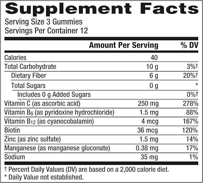 Emergen-C Zero Sugar Immune Support Adult Gummies 36 Count