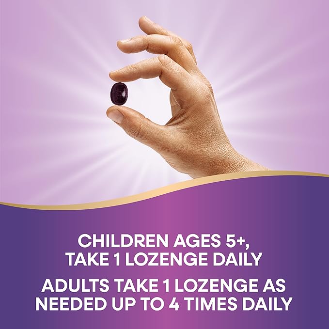 Nature's Way Organic Sambucus Zinc Lozenges - With Elderberry & Vitamin C - Vegan & Gluten Free - 24 Lozenges (Pack of 3)