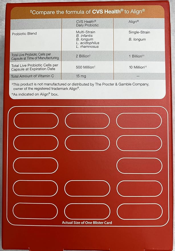 CVS Health Digestive Probiotic Vegetable Capsules