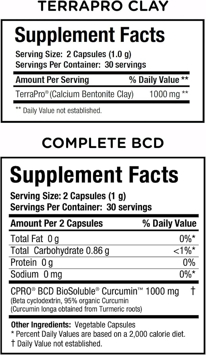 curcuminpro Gut Renew Bundle | Gut Health and Digestion Support | Immune Supoprt Capsules | World's Only BioSoluble Vegan Organic Turmeric Curcumin | 1 Month Supply