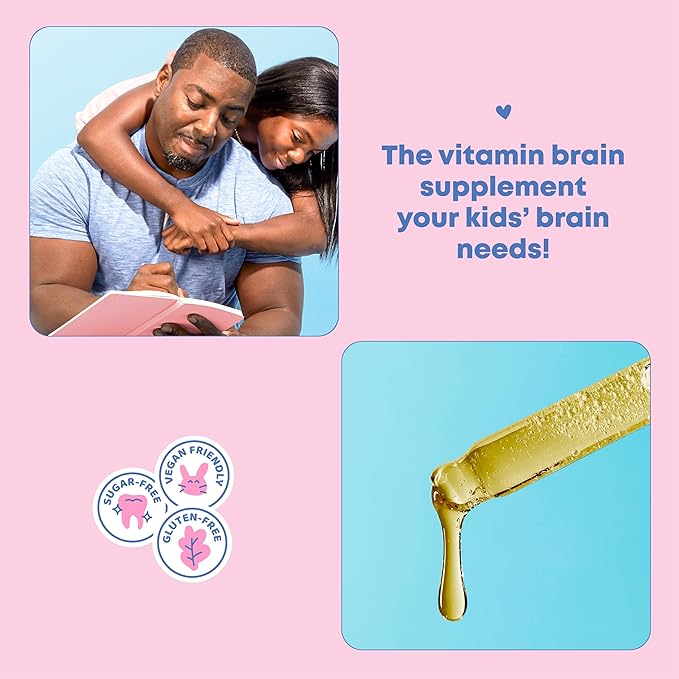 JoySpring Kids B Complex | Vitamin B Complex Liquid Drops with Elderberry, Zinc & Vitamin C | Support for Overall Wellness (1 fl oz) 30 Servings