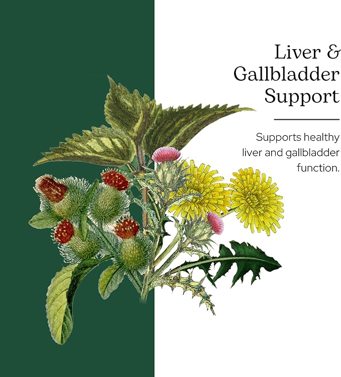 ECLECTIC INSTITUTE Raw Freeze-Dried Non-GMO Organic Liver and Gallbladder Support | Whole Food Powder with Milk Thistle, Beet Juice, Dandelion, Turmeric, Cinnamon | 90 Grams