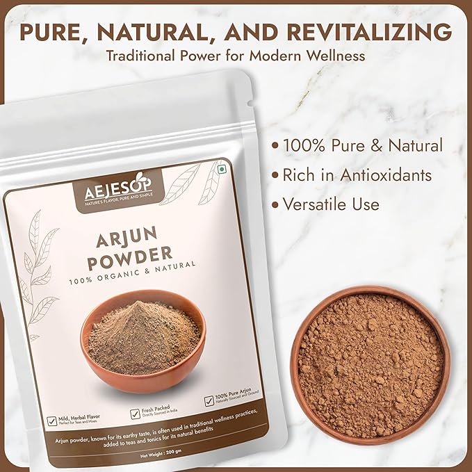 Arjuna Powder, Arjun Bark Powder, 7 oz (200g)