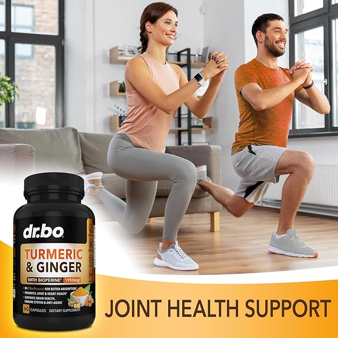 DR. BO Glucosamine Chondroitin & Turmeric Ginger Supplement