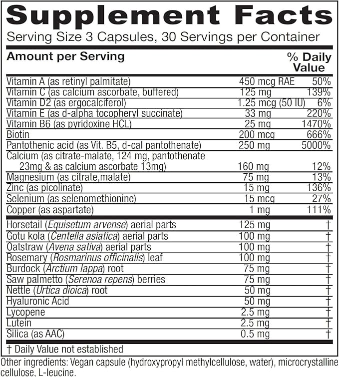 Vitanica, Skin Assist, Skin Support, Vegan, 90 Capsules