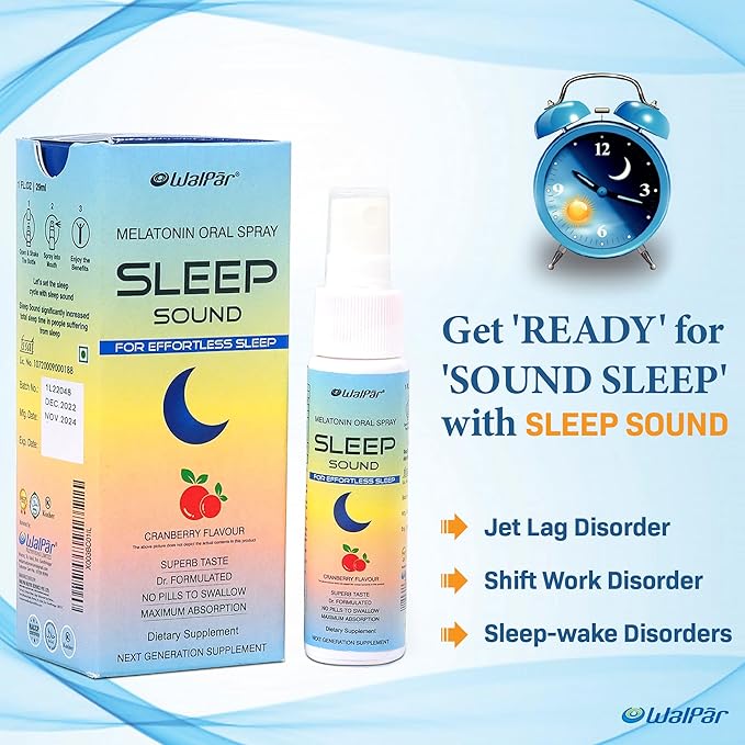 Oral Sleep Spray Supplement (30ml) - Cranberry Flavored Sleep Aid Spray – Drug & Gluten Free Instant Melatonin Spray for Sleep & Immune System Support - Non-Habit Forming Sleep Support Spray