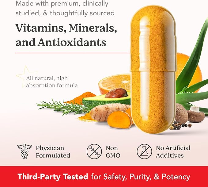 HAIRtamin Advanced Formula Hair Vitamins for Women & Men | Vegan 5000 Mcg Biotin Capsules Vitamin Supplement | Hair Skin and Nail Capsule Supplement to Promote Hair Growth & Thickness | 30 Count