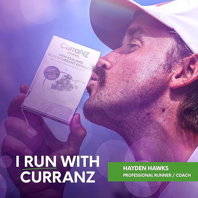 New Zealand Blackcurrant Extract Sports Nutrition Capsules | Muscle Recovery | Endurance Performance | Pre or Post Workout Supplement | Vegan & Caffeine Free (30 Capsules)
