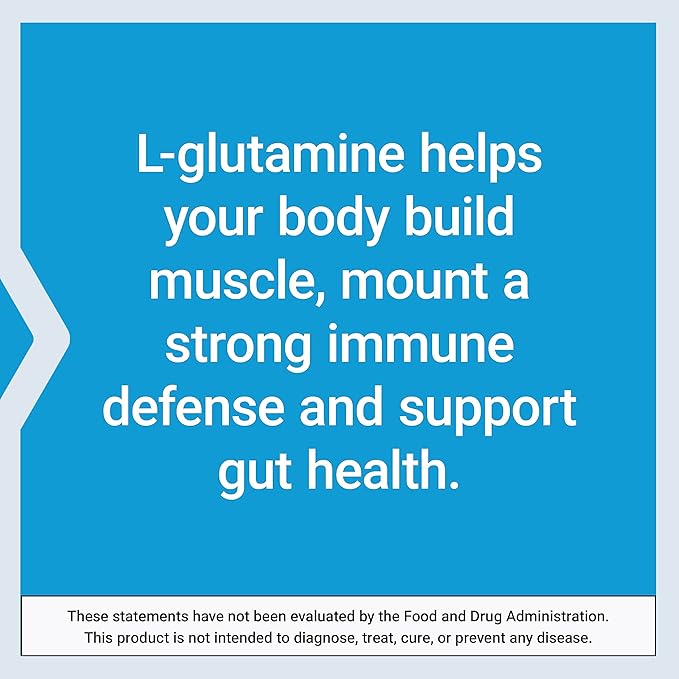 Life Extension L-Glutamine, 500 mg L-glutamine, Amino Acid, Supports Muscle Health and Immune Health, Gluten-Free, Non-GMO, 100 Vegetarian Capsules