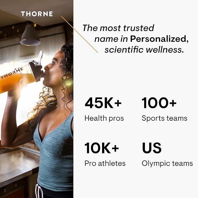 THORNE - Creatine - Creatine Monohydrate, Amino Acid Powder - Support Muscles, Cellular Energy and Cognitive Function* - Gluten-Free, Keto - NSF Certified for Sport - 5.45 Oz - 30 Servings