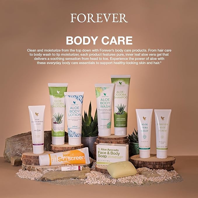 Forever Living - Aloe Vera Gelly - Pure Aloe Gel to Sooth, Moisturize and Condition - Vegan and Gluten-Free - 4 fl oz (Pack of 2)