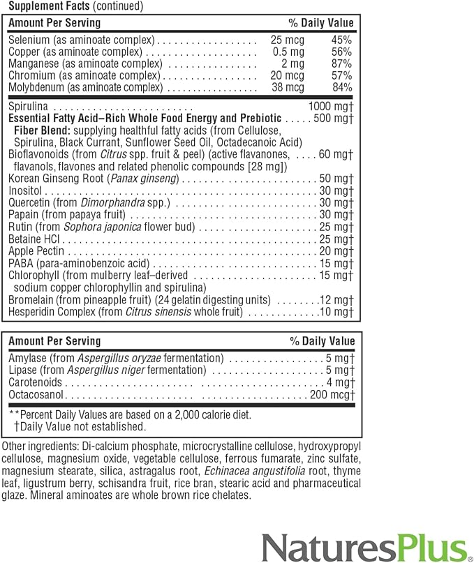 Natures Plus Source of Life - 90 Mini-Tabs - Multivitamin & Mineral Supplement - Supports Natural Energy & Overall Well-Being - Gluten Free, Vegetarian - 15 Total Servings