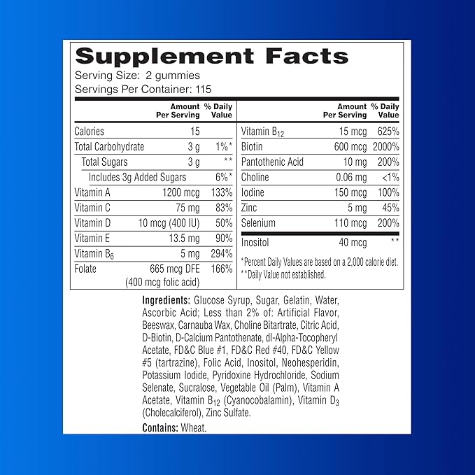 One A Day Men’s Multivitamin Gummies, Multivitamin for Men with Vitamin A, C, D, E, Calcium & More To Support Healthy Muscle Function, Gummies, 230 Count