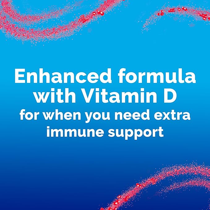 Emergen-C Kidz Immune Plus Crystals, On-The-Go Immune Support Supplement with Vitamin C, Vitamin D, B Vitamins, Zinc and Manganese, Tropical Punch - 28 Stick Packs