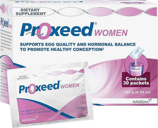 Proxeed® Women Fertility Supplement | Contains Folic Acid & Other Essential Vitamins & Nutrients | Supports Healthy Conception, Ovulation, Fertilization, & Egg Quality* | 30 Packets (30-Day Supply)