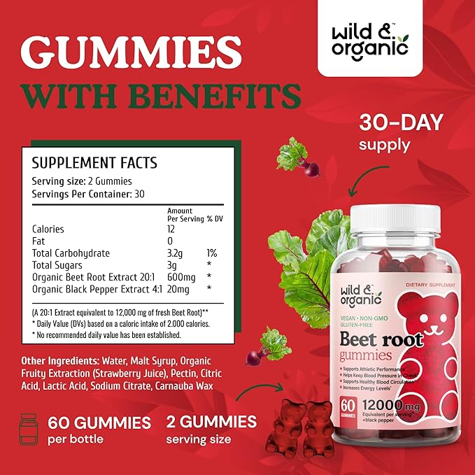 Wild & Organic Milk Thistle Gummies & Beet Root Gummies