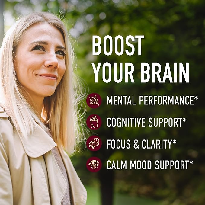Mushroom Gummies for Adults | with Lions Mane, Turkey Tail, Reishi, Cordyceps, Chaga & Maitake | Nootropic Mushroom Supplement | Support Cognitive Function & Immune Health | Raspberry Flavor | 60ct