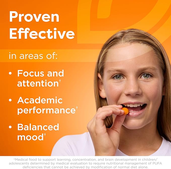 Equazen Pro SFI Health Fish Oil Jelly Chews - Omega 3 & Omega 6 for Kids & Teens - EPA, GLA & DHA for Kids Mood, Memory & Focus Support - Optimized for Bioavailability & Absorption (45 Jelly Chews)