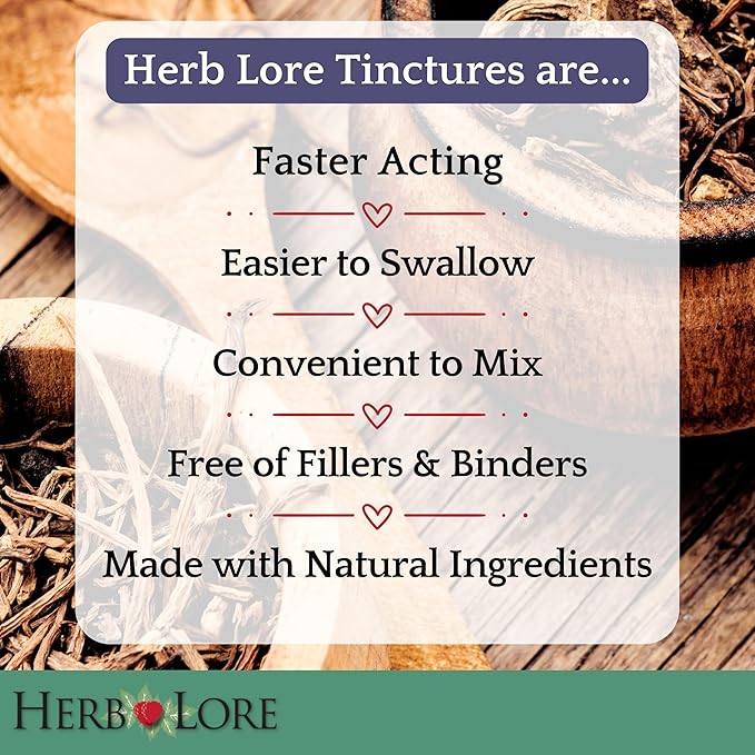 Herb Lore Organic Chamomile Tincture - Liquid Chamomile Drops for Babies & Adults - Melatonin-Free Sleep Supplement (2 fl oz)